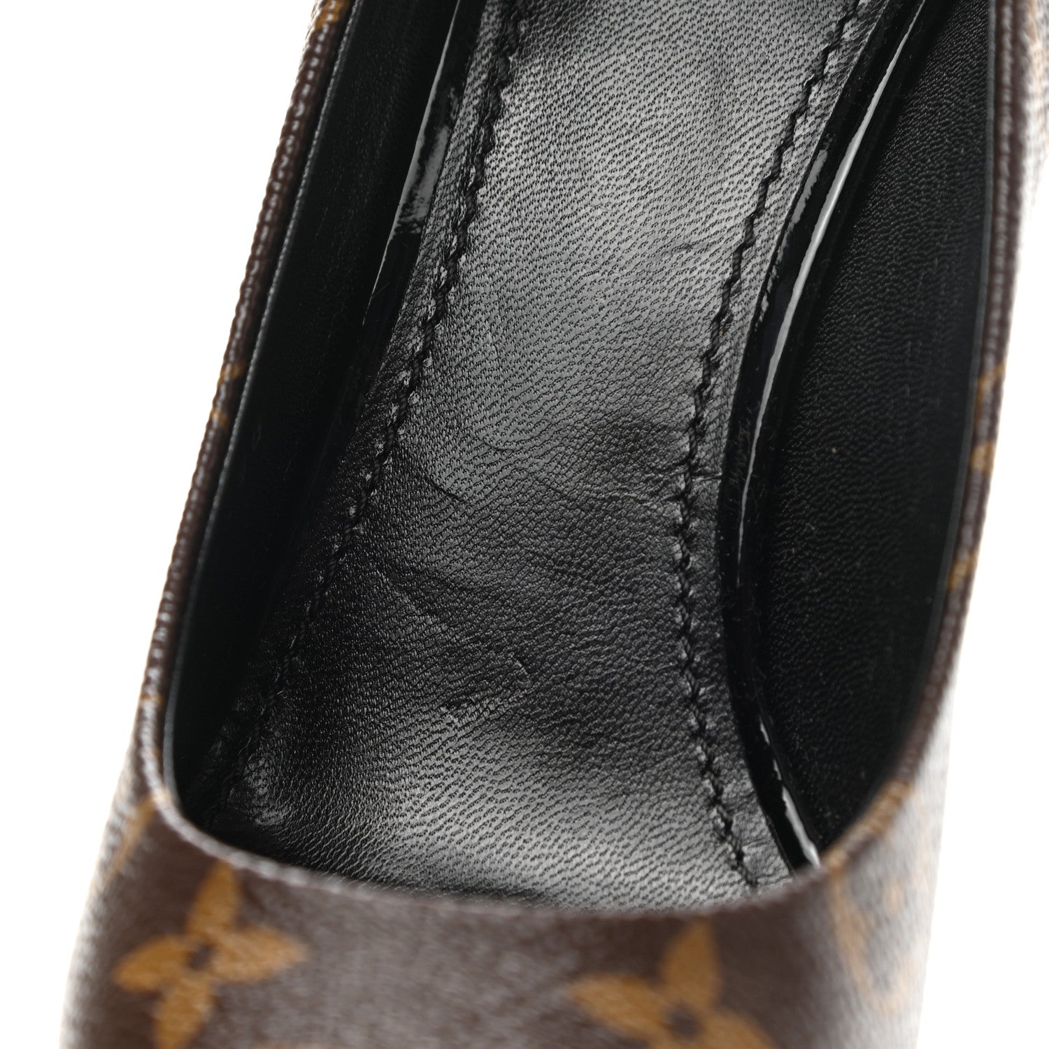Louis Vuitton Monogram Cherie Pumps 39 Black 9 of 12