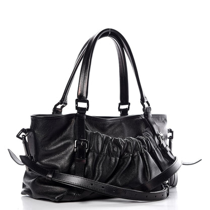 Burberry Calfskin Dallinger Satchel Black 3 of 9