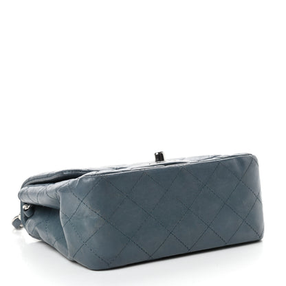 Chanel Lambskin Quilted Mini Square Flap Blue 4 of 10