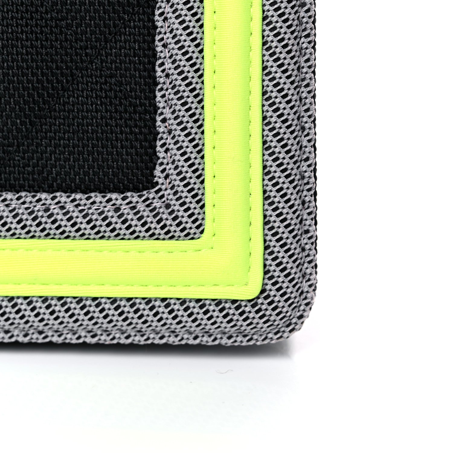 Chanel Canvas Quilted Medium Fluo Boy Flap Black Grey Yellow 14 of 15