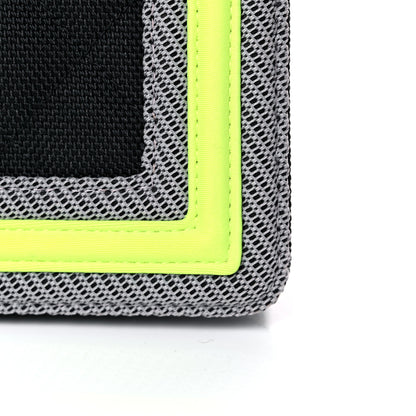 Chanel Canvas Quilted Medium Fluo Boy Flap Black Grey Yellow 14 of 15