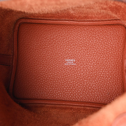 Hermes Taurillon Clemence Picotin Lock 18 PM Cuivre 5 of 10