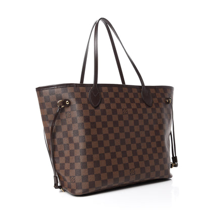 Louis Vuitton Damier Ebene Neo Neverfull MM Rose Ballerine 3 of 11