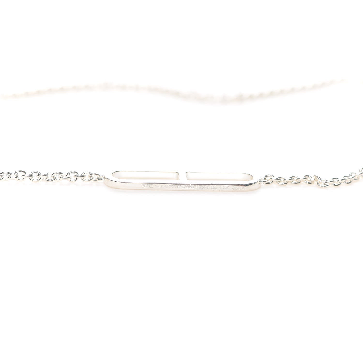 Hermes Sterling Silver Ever Chaine d'Ancre Long Lariat Necklace 3 of 4