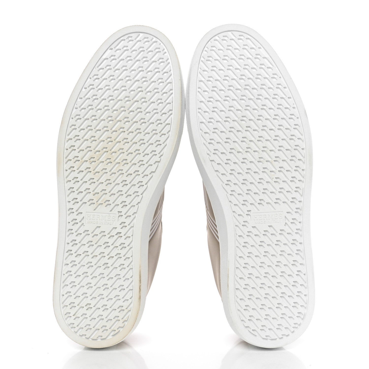 Hermes Calfskin Womens Advantage Sneakers 37 Beige Rose 12 of 18