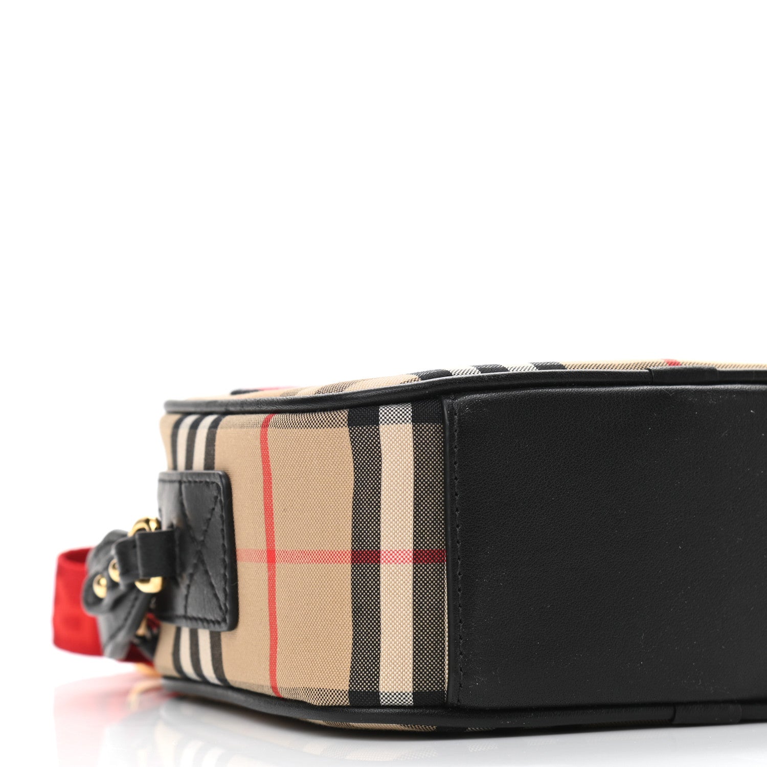 Burberry Vintage Check Calfskin Deer Camera Bag Archive Beige 7 of 8