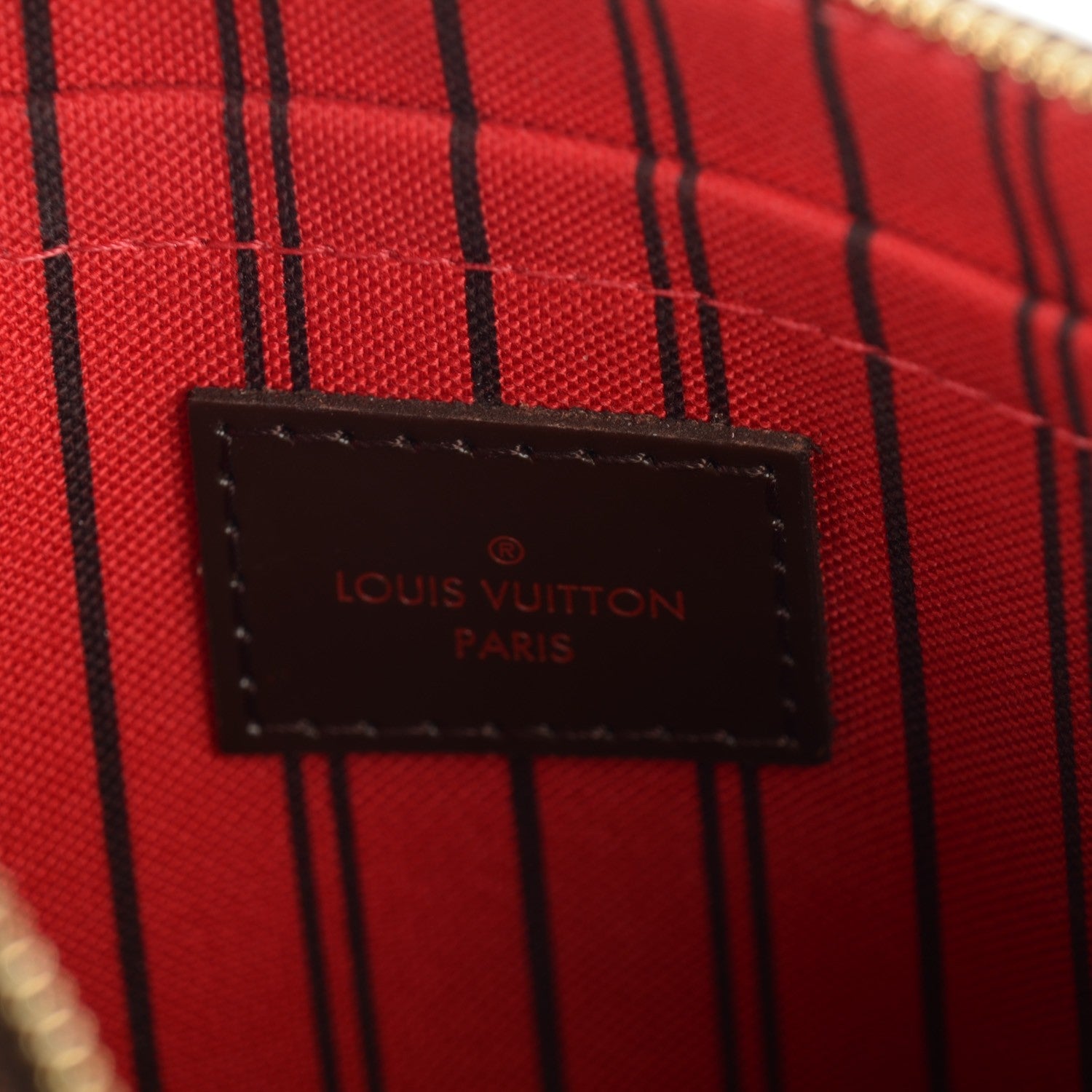 Louis Vuitton Damier Ebene Neverfull MM GM Pochette 5 of 7