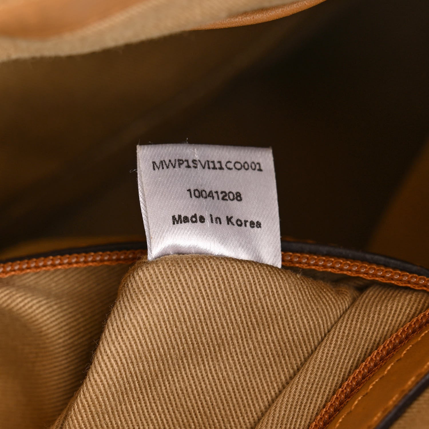 MCM Visetos Medium Essentials Shopper Tote Cognac 7 of 15