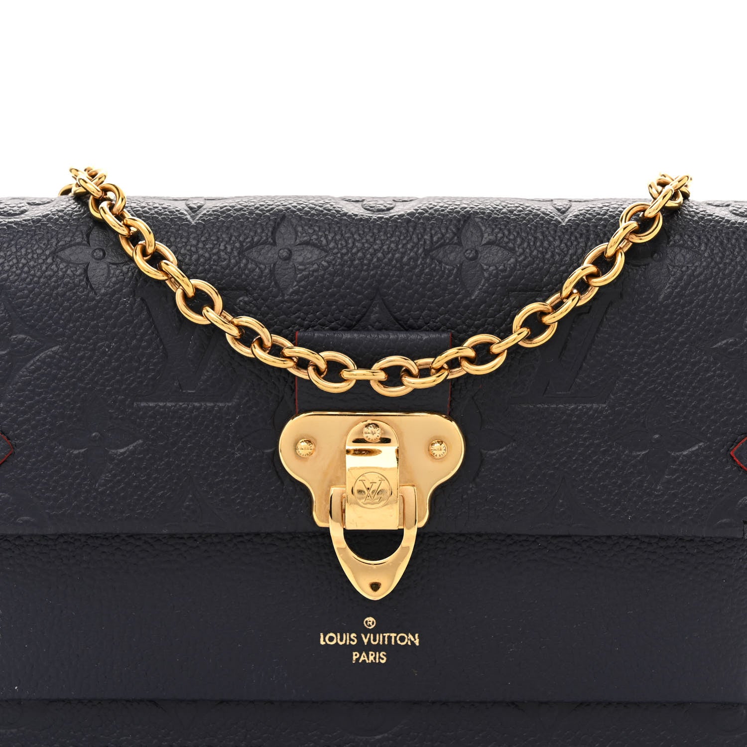 Louis Vuitton Empreinte Vavin Chain Wallet Marine Rouge 7 of 10
