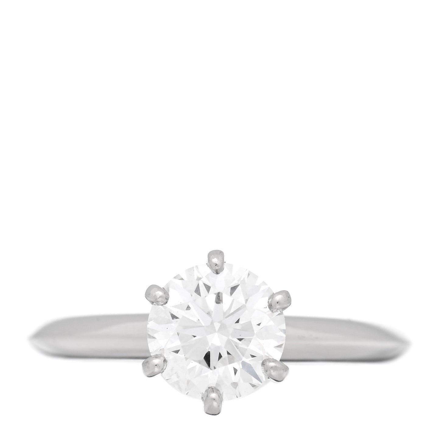 Platinum Diamond 1.20ct Solitaire Engagement Ring 49 4.75