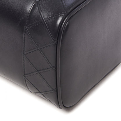 Chanel Calfskin Cosmetic Vanity Bag Black 5 of 9