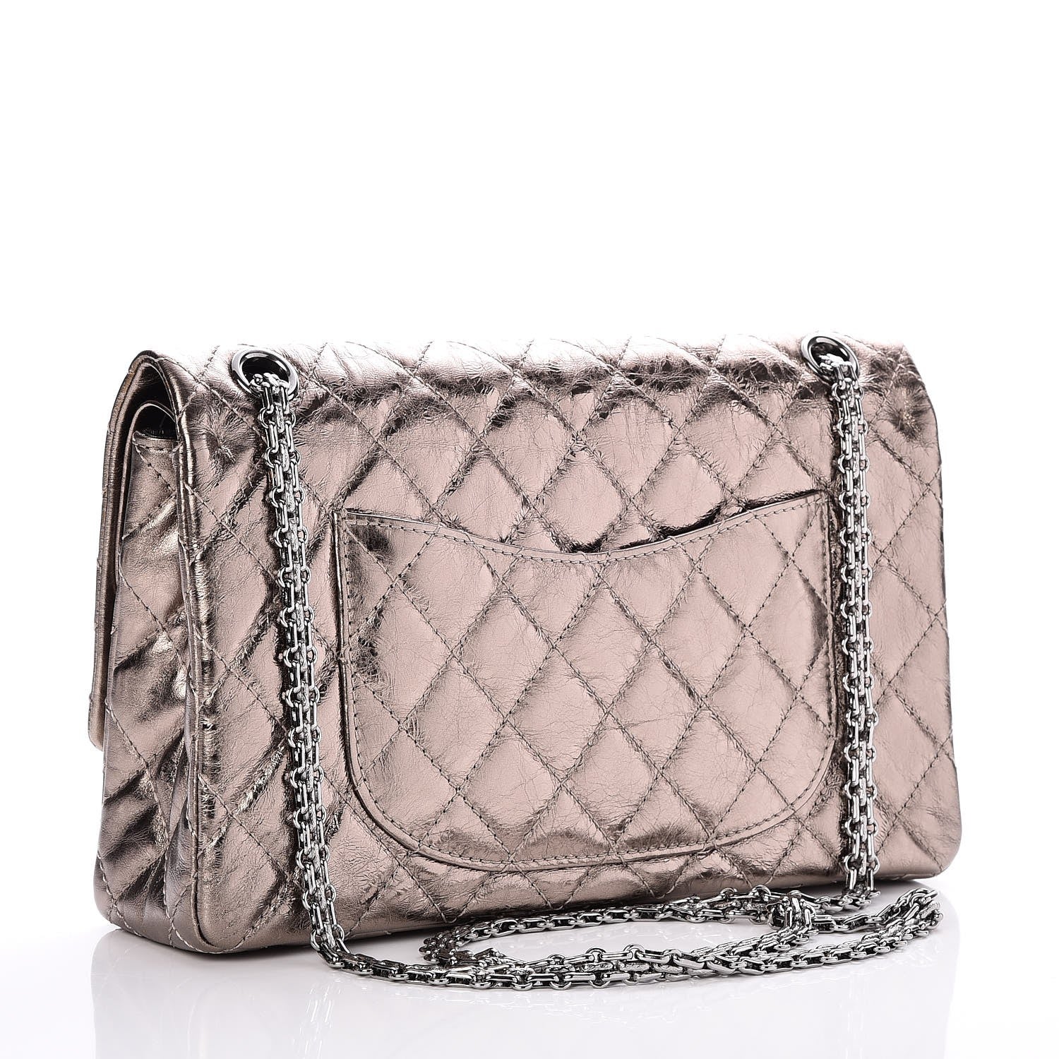 Chanel Metallic Aged Calfskin Quilted 2.55 Reissue 226 Gold 4 of 9