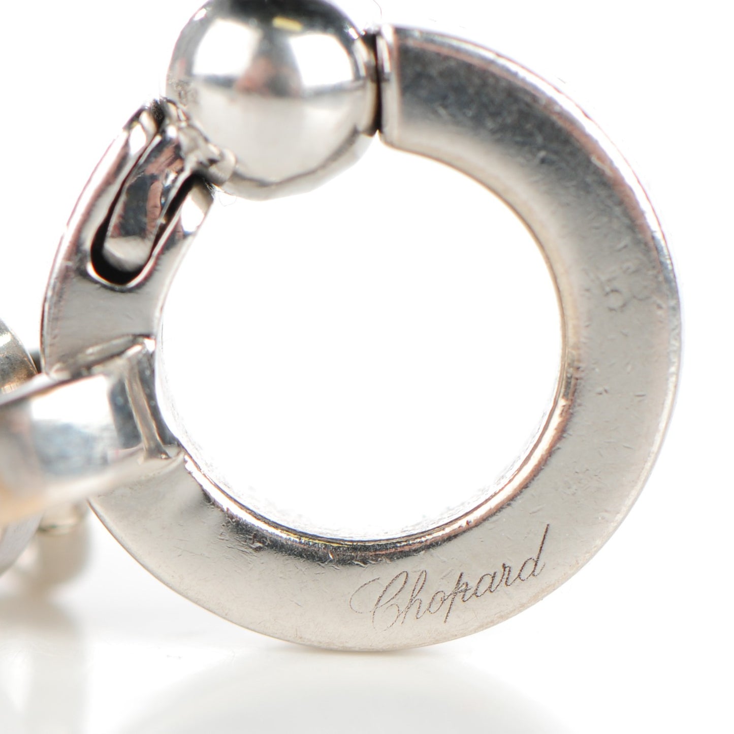 18K White Gold Happy Diamond Icons Heart Bracelet