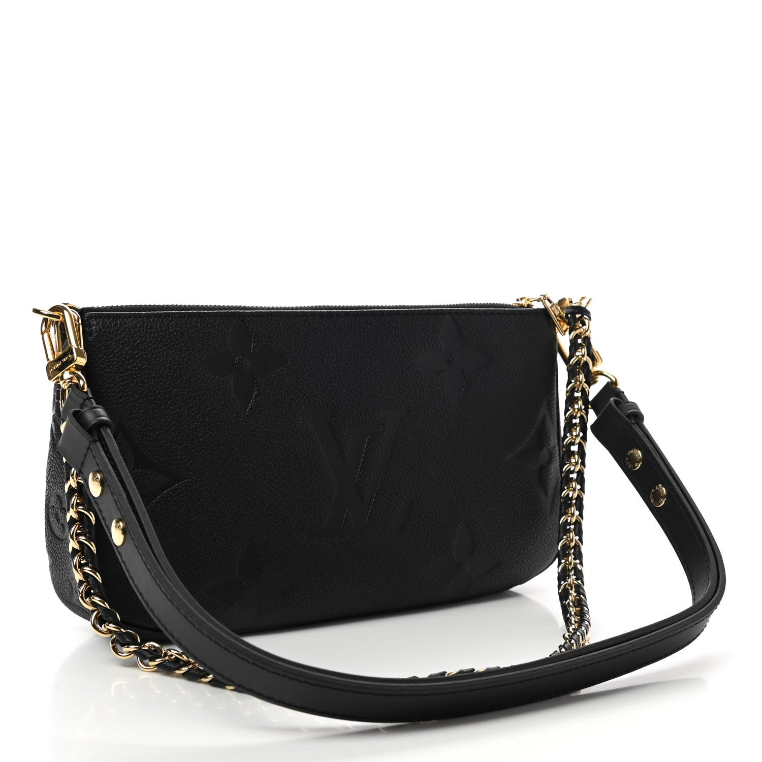 Louis Vuitton Empreinte Monogram Giant Multi Pochette Accessories Black 3 of 10
