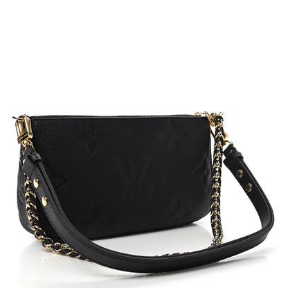 Louis Vuitton Empreinte Monogram Giant Multi Pochette Accessories Black 3 of 10