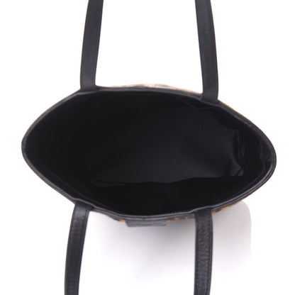 Saint Laurent Goatskin Pony Hair Leopard Print Bucket Bag Black 4 of 9