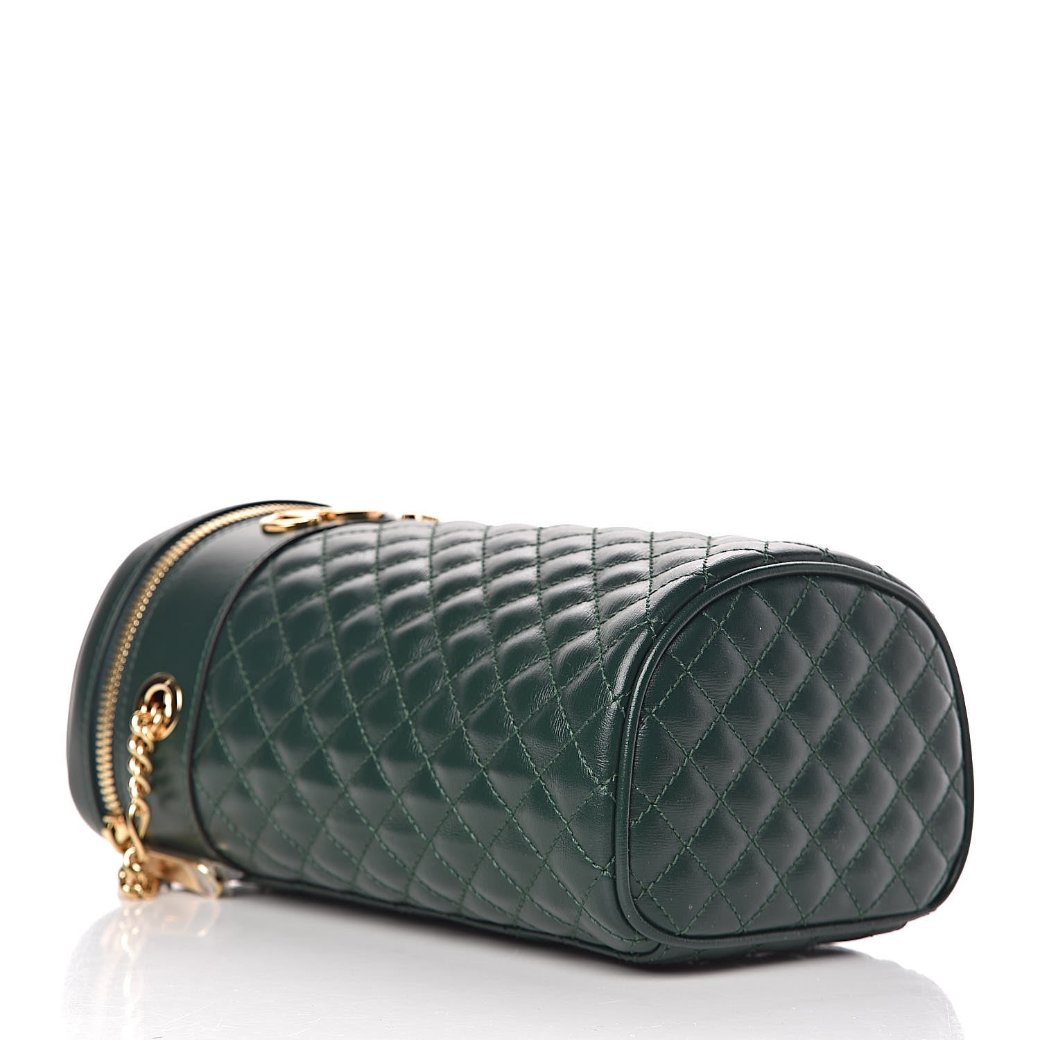 Gucci Calfskin Trapuntata Zumi Belt Bag Vintage Green 6 of 12