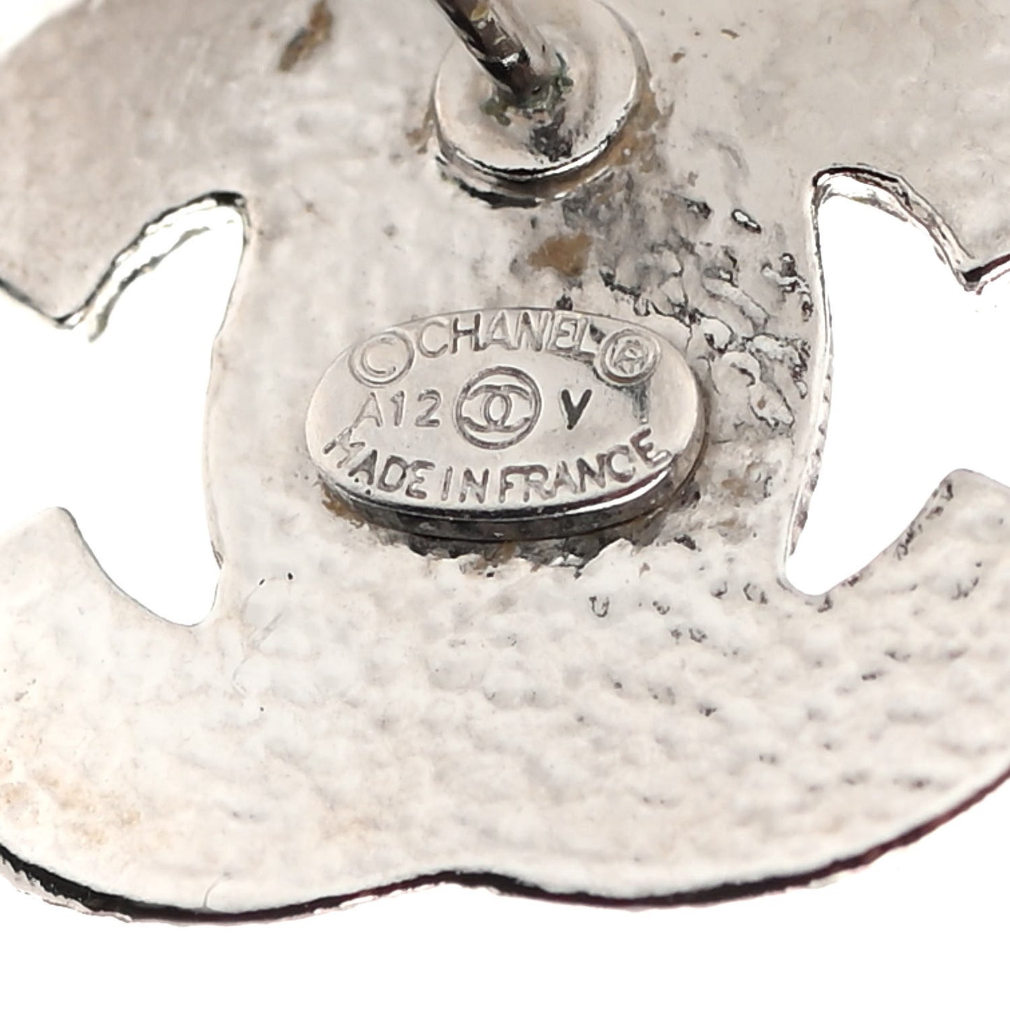 Crystal Mini Timeless CC Earrings Silver