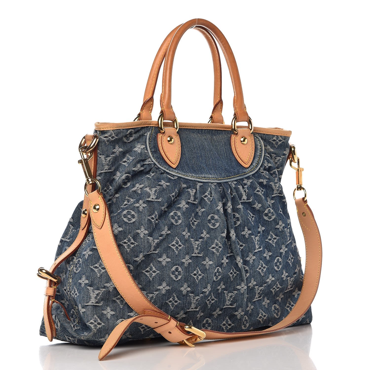 Louis Vuitton Denim Neo Cabby GM Blue 4 of 9