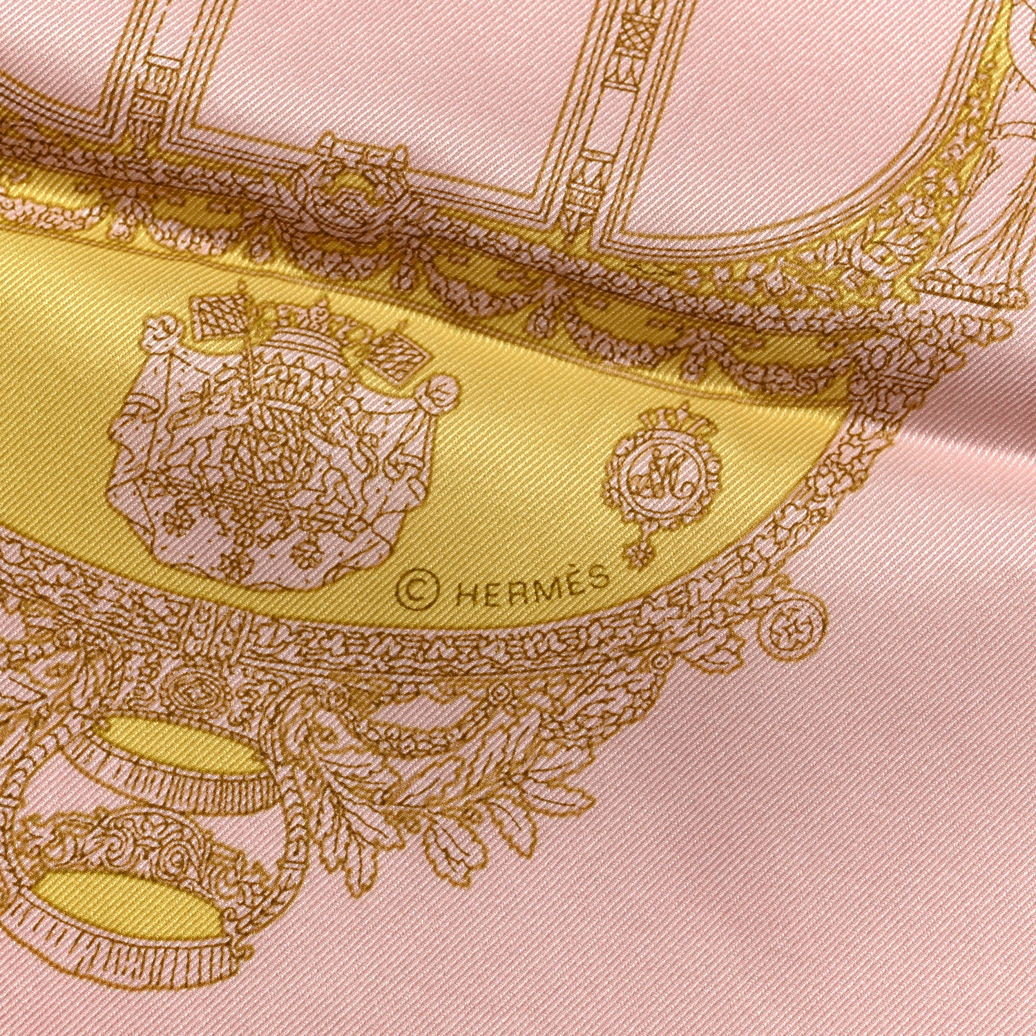 Hermes Silk Carrosses D’Or Scarf 90 3 of 3