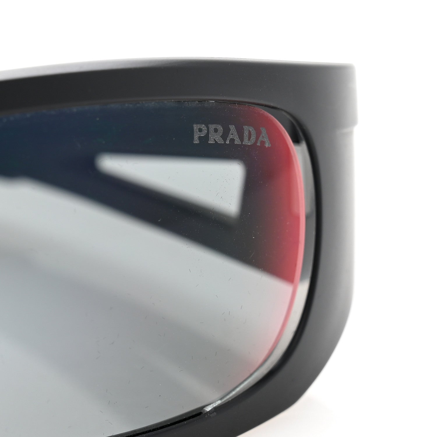 Prada Metal Rubber Linea Rossa Sport Sunglasses SPS 02Y Black 7 of 8