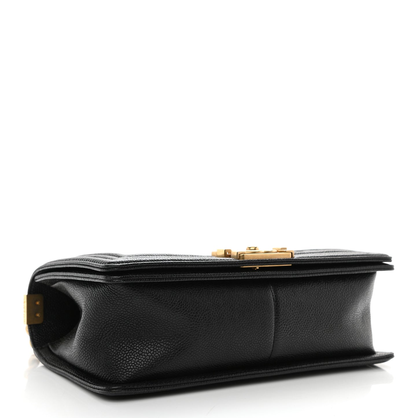 Caviar Quilted Medium Boy Flap Black