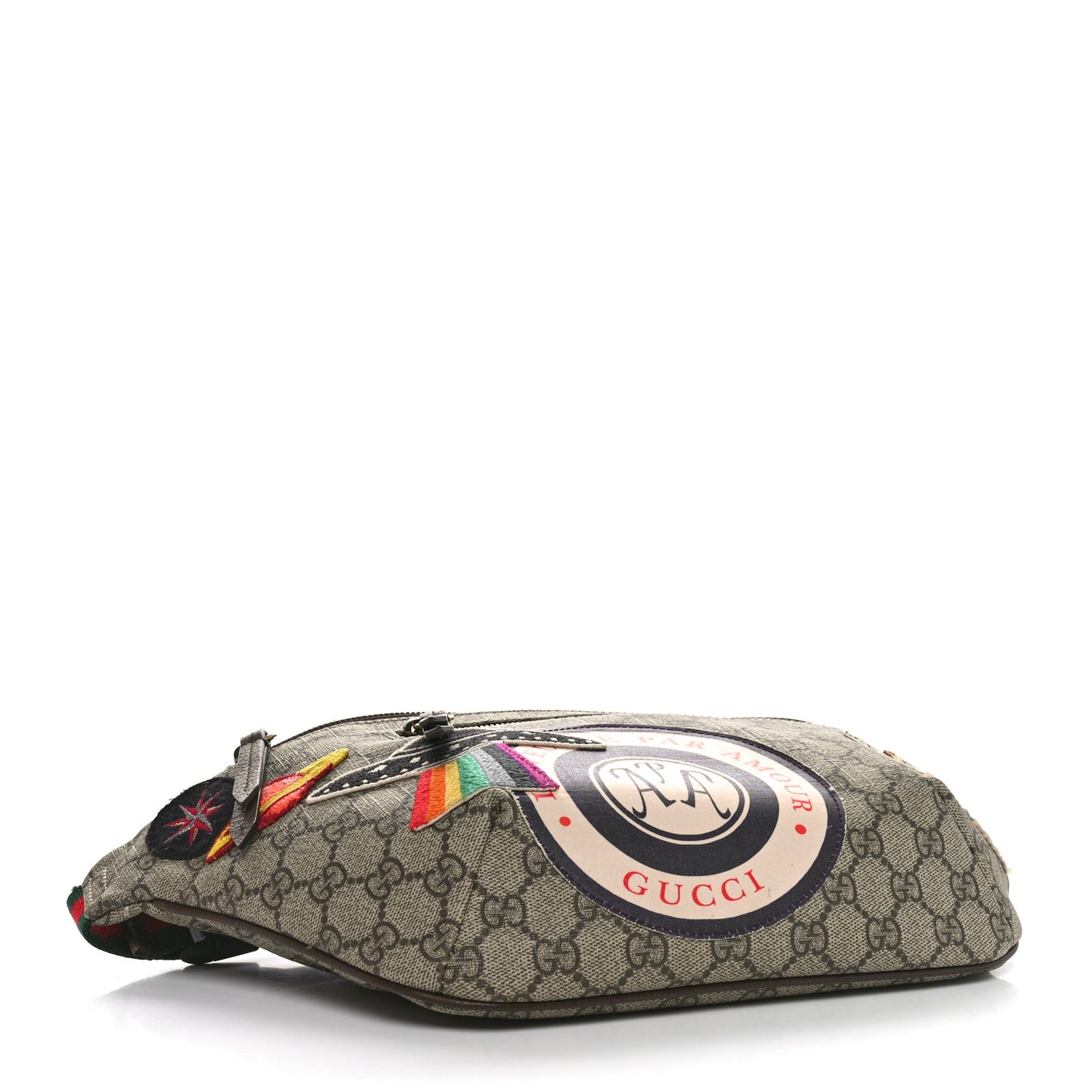 GG Supreme Monogram Courrier Belt Bag Beige New Acero