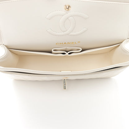 Chanel Caviar Quilted Small Double Flap White 5 of 13