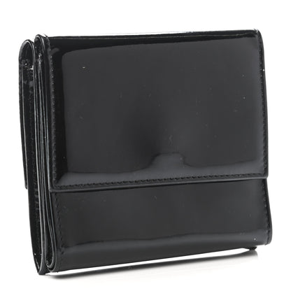 Chanel Patent Compact CC Flap Wallet Black 2 of 4