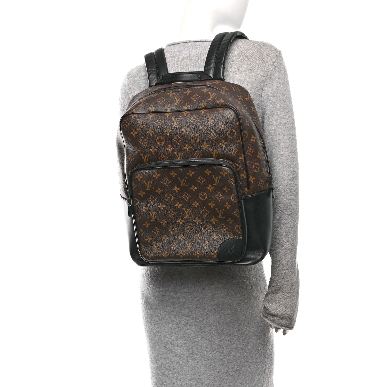 Louis Vuitton Monogram Macassar Dean Backpack 2 of 9