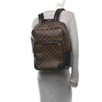 Louis Vuitton Monogram Macassar Dean Backpack 2 of 9