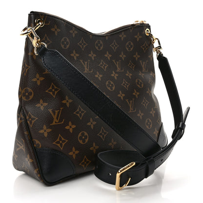 Louis Vuitton Monogram Odeon MM Black 3 of 9