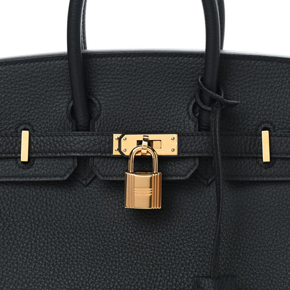 Hermes Togo Birkin 25 Black 8 of 11