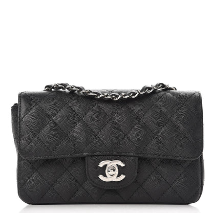 Chanel Caviar Quilted Mini Rectangular Flap Black 1 of 8