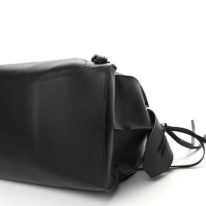 Balenciaga Grained Calfskin Neo Classic Black Hardware Large Top Handle Bag Black 9 of 9