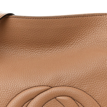 Gucci Pebbled Calfskin Large Soho Hobo Camelia 8 of 10