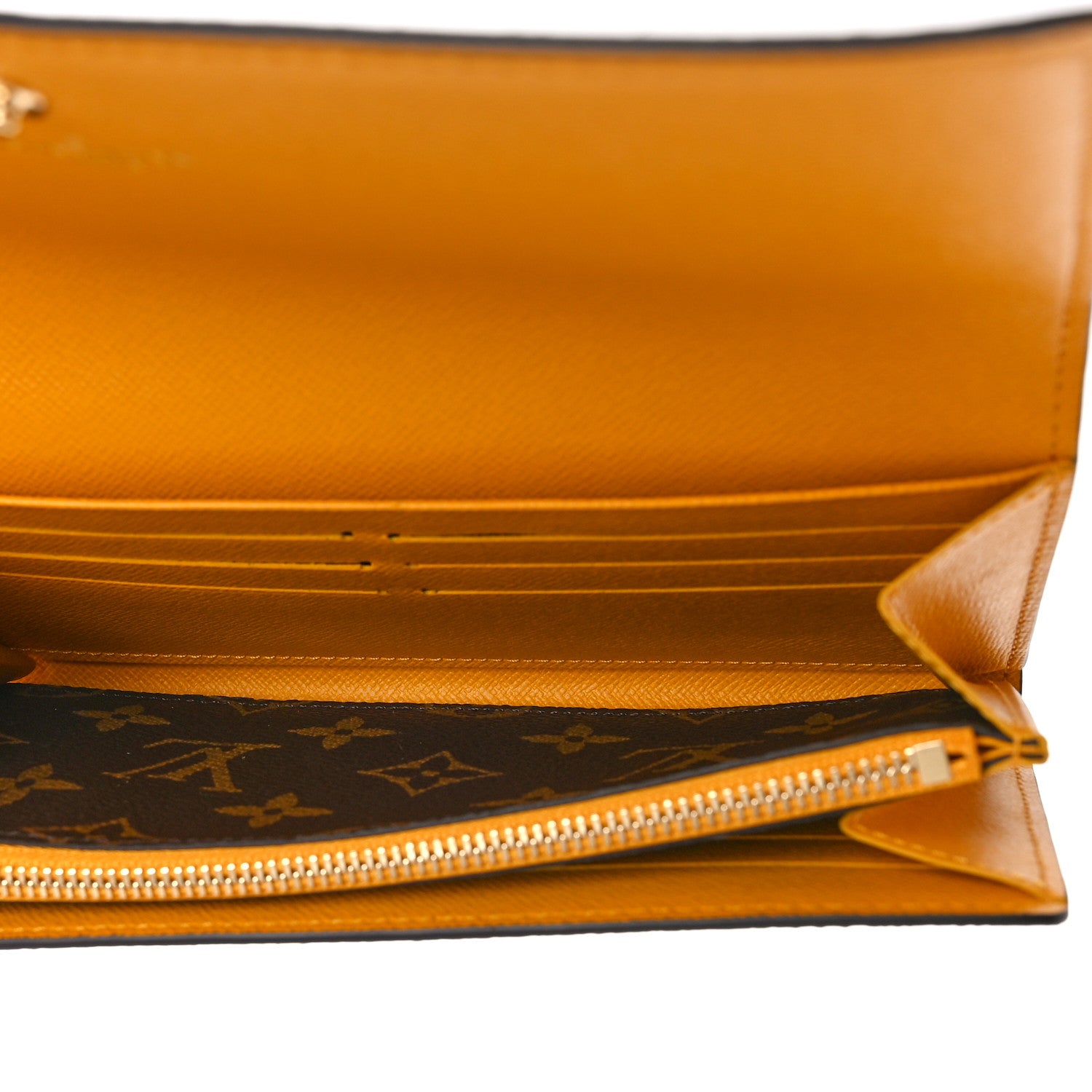 Louis Vuitton Monogram 2022 Christmas Animation Sarah Wallet Yellow 5 of 8