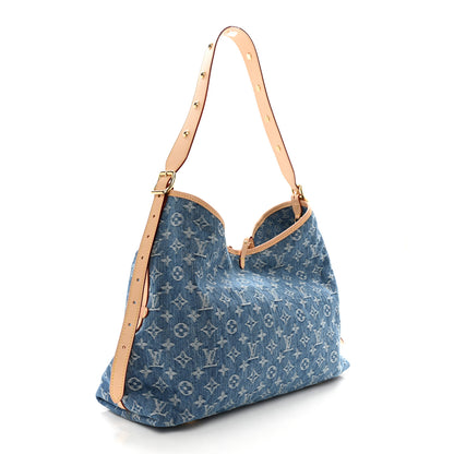 Louis Vuitton LOUIS VUITTON Monogram Denim CarryAll MM Blue 4 of 11
