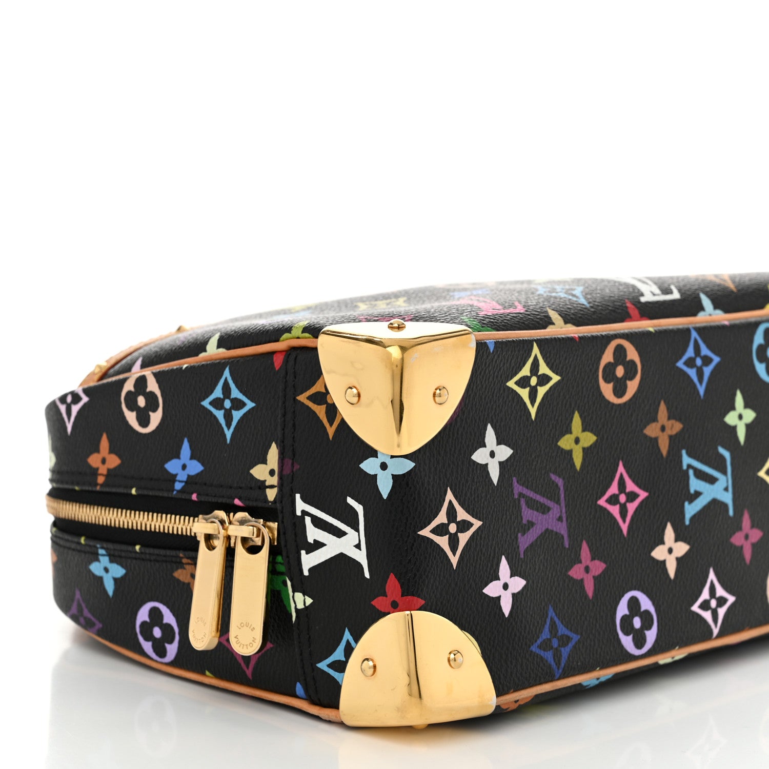 Louis Vuitton Monogram Multicolor Trouville Black 8 of 10