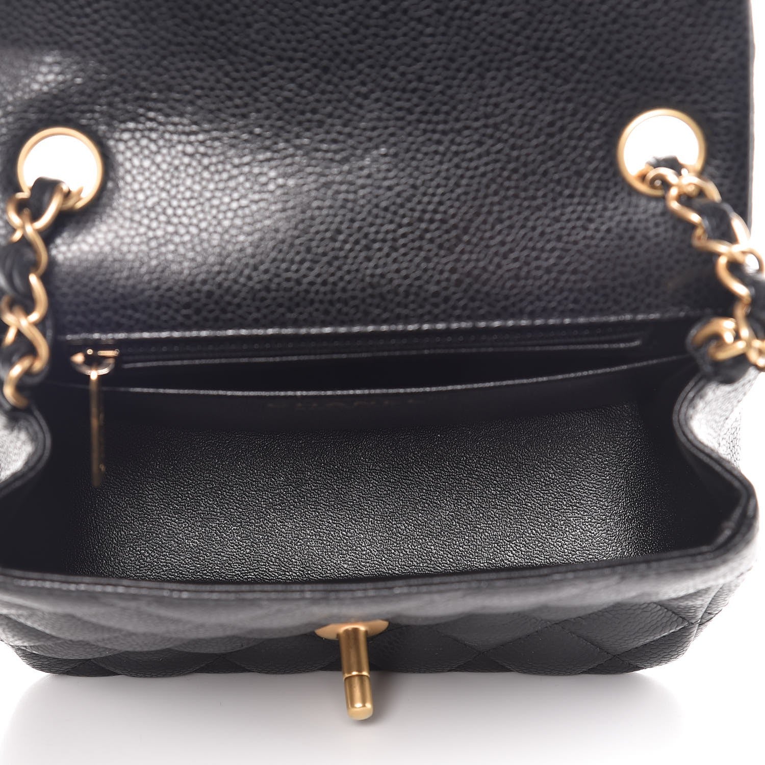 Chanel Caviar Quilted Mini Square Flap Black 5 of 10