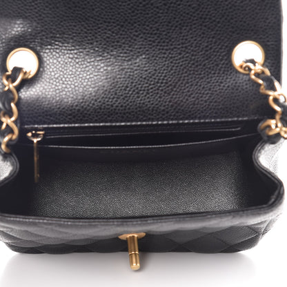 Chanel Caviar Quilted Mini Square Flap Black 5 of 10