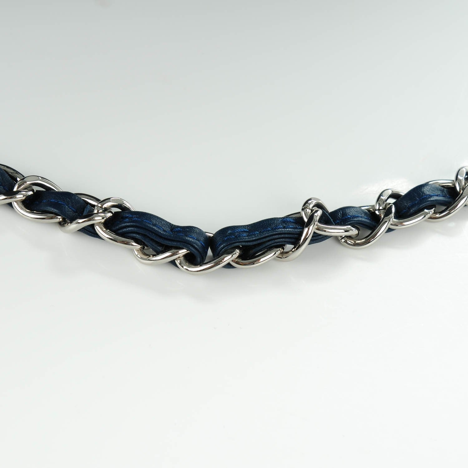 Chanel Calfskin Quilted In The Business Flap Dark Blue 9 of 9