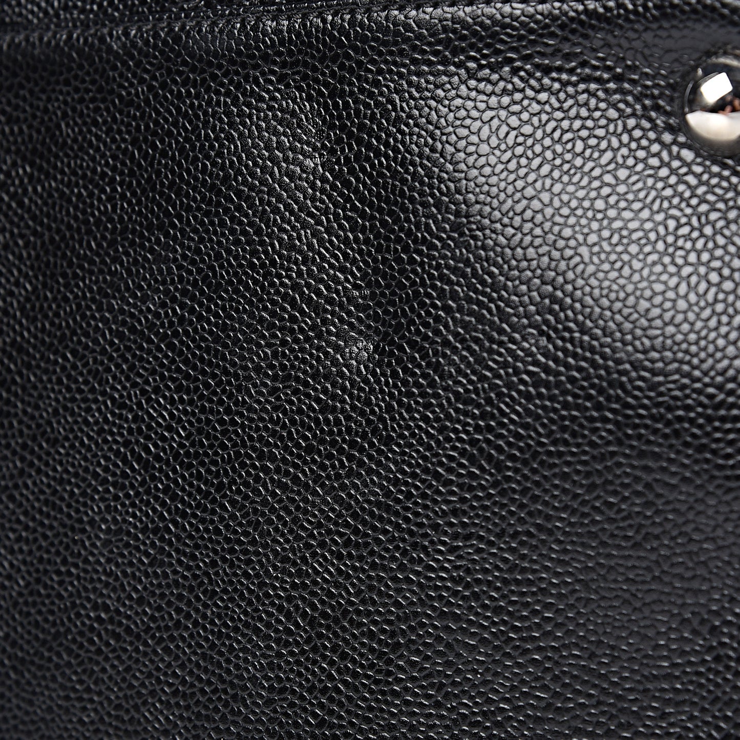 Caviar Quilted Large CC Timeless Bowler Black