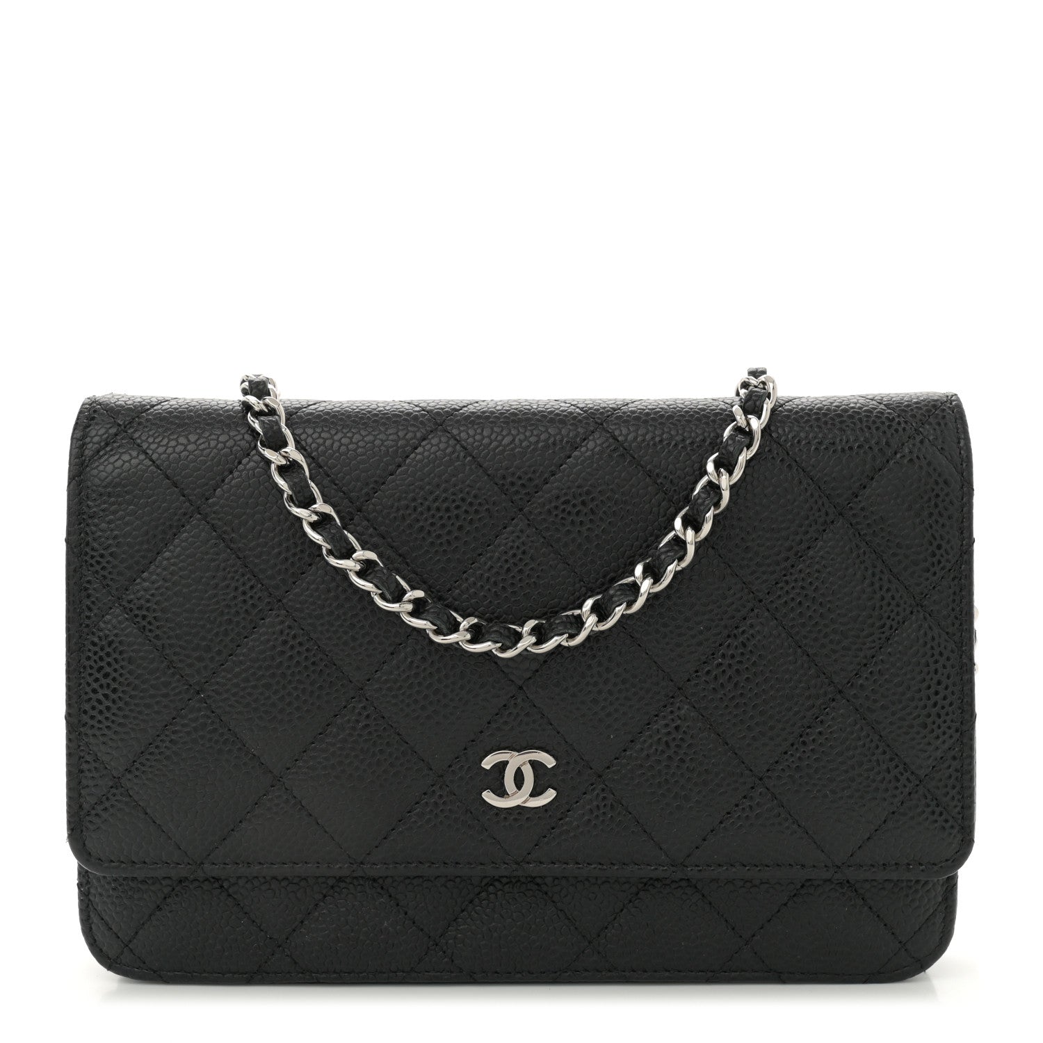 Chanel Caviar Quilted Wallet On Chain WOC Black 1 of 11