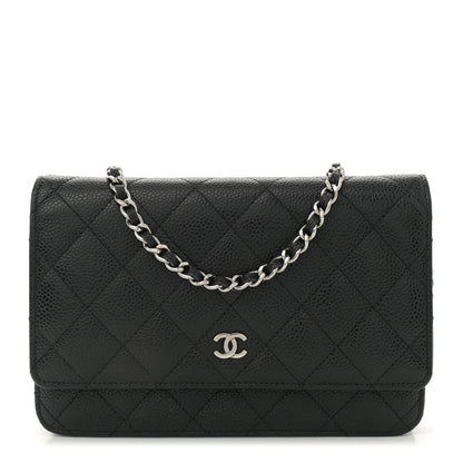 Chanel Caviar Quilted Wallet On Chain WOC Black 1 of 11