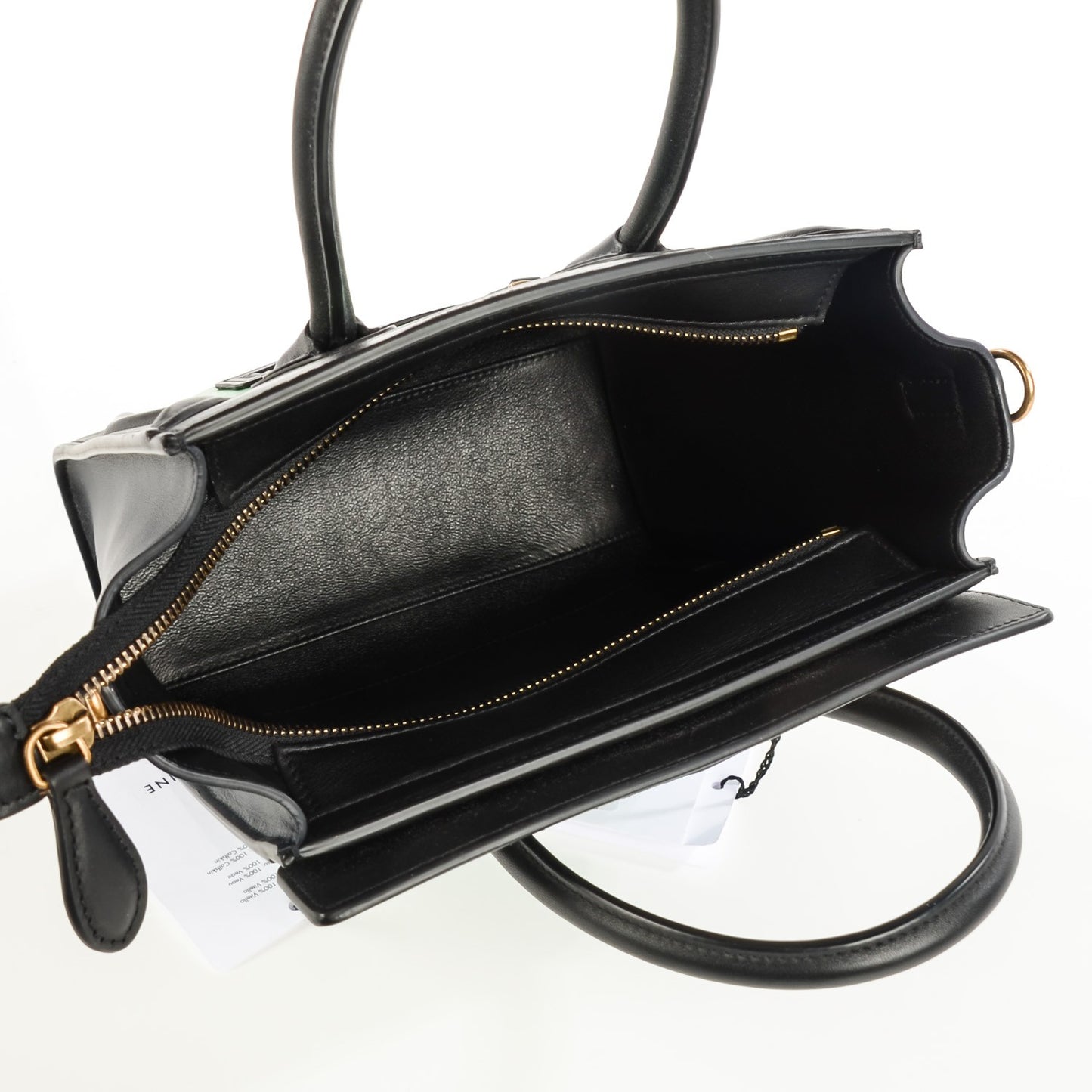 Smooth Calfskin Nano Tri-Color Luggage Grass