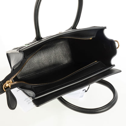 Celine Smooth Calfskin Nano Tri-Color Luggage Grass 6 of 8