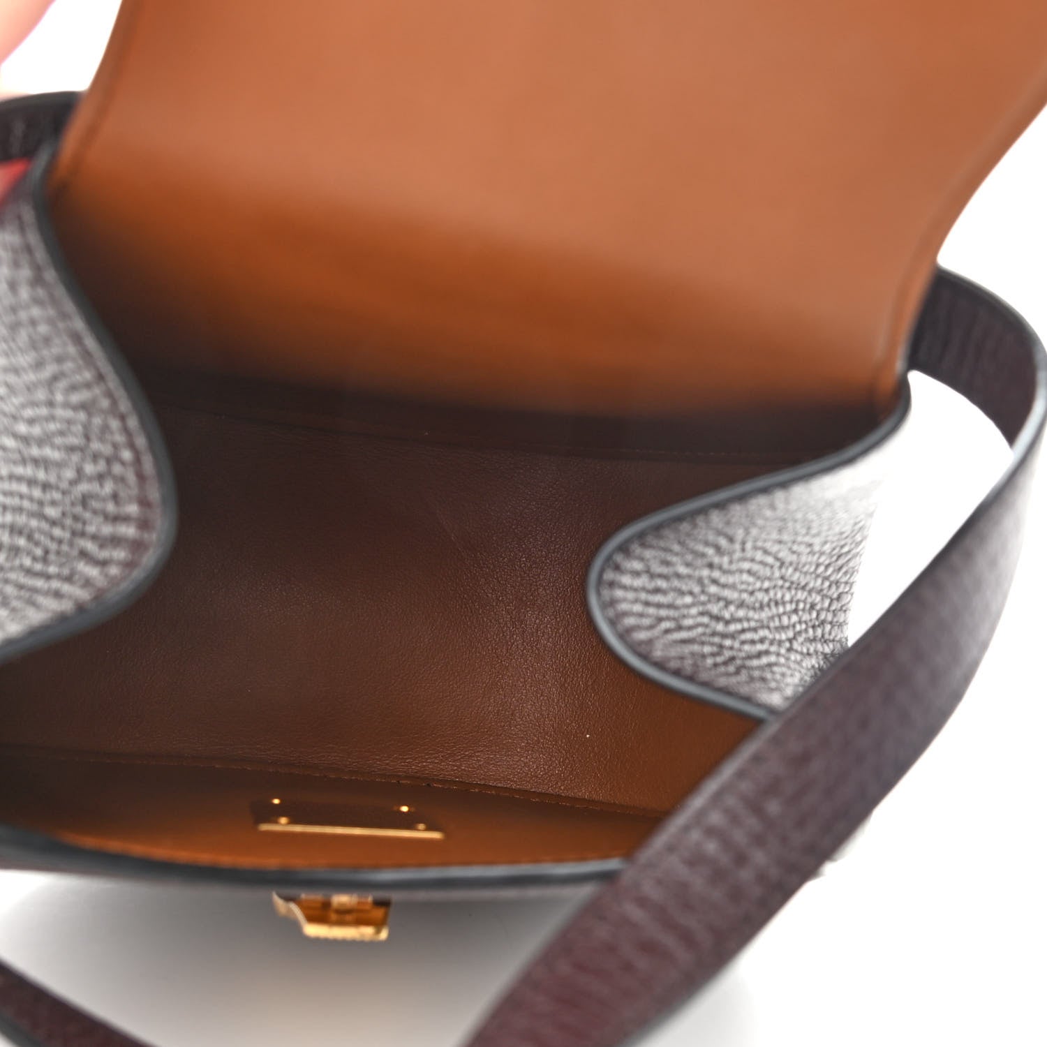 Bottega Veneta Palmellato Calfskin Rounded Belt Bag Oxblood 5 of 8