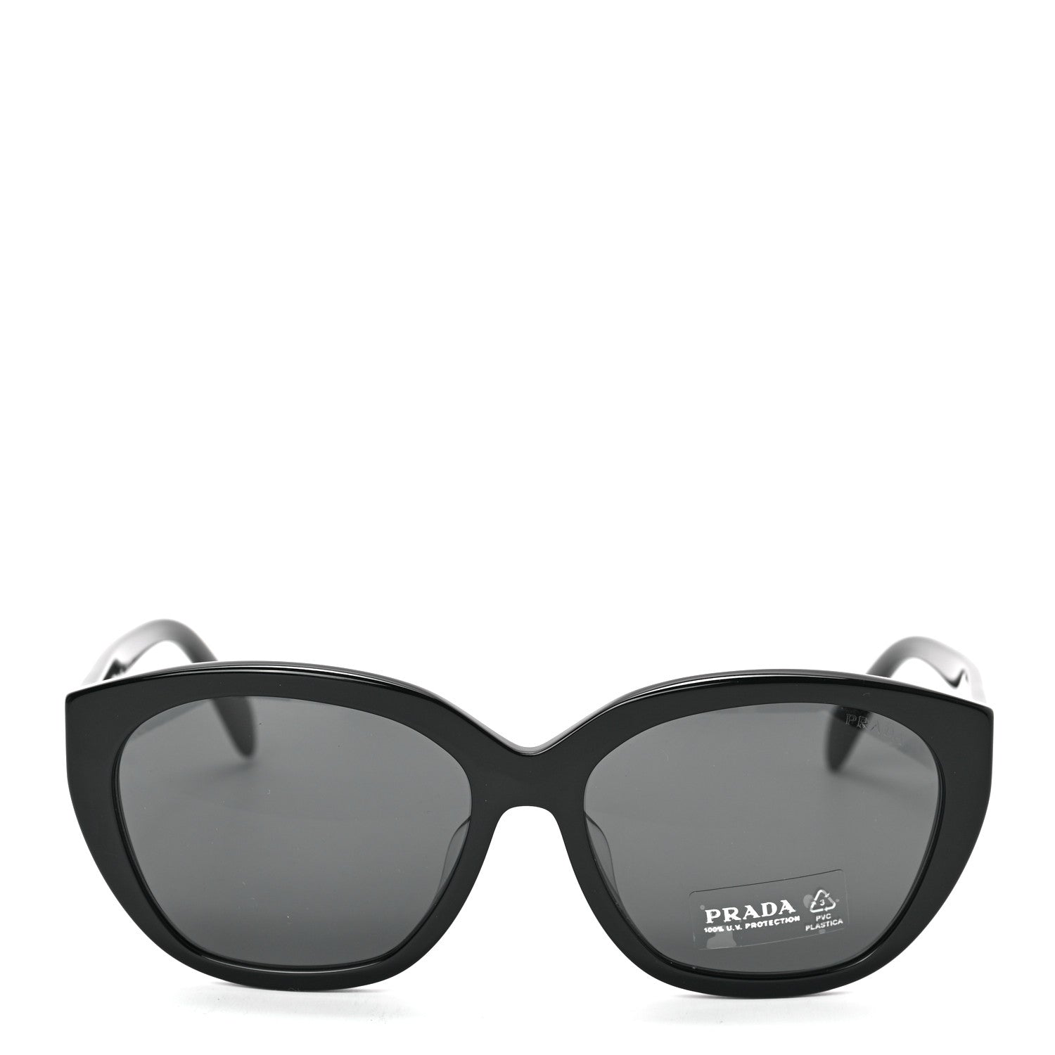 Prada Acetate Sunglasses SPR 16X-F Black 2 of 6