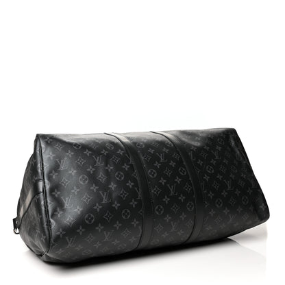 Louis Vuitton Monogram Eclipse Keepall Bandouliere 55 4 of 13